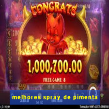 melhores spray de pimenta